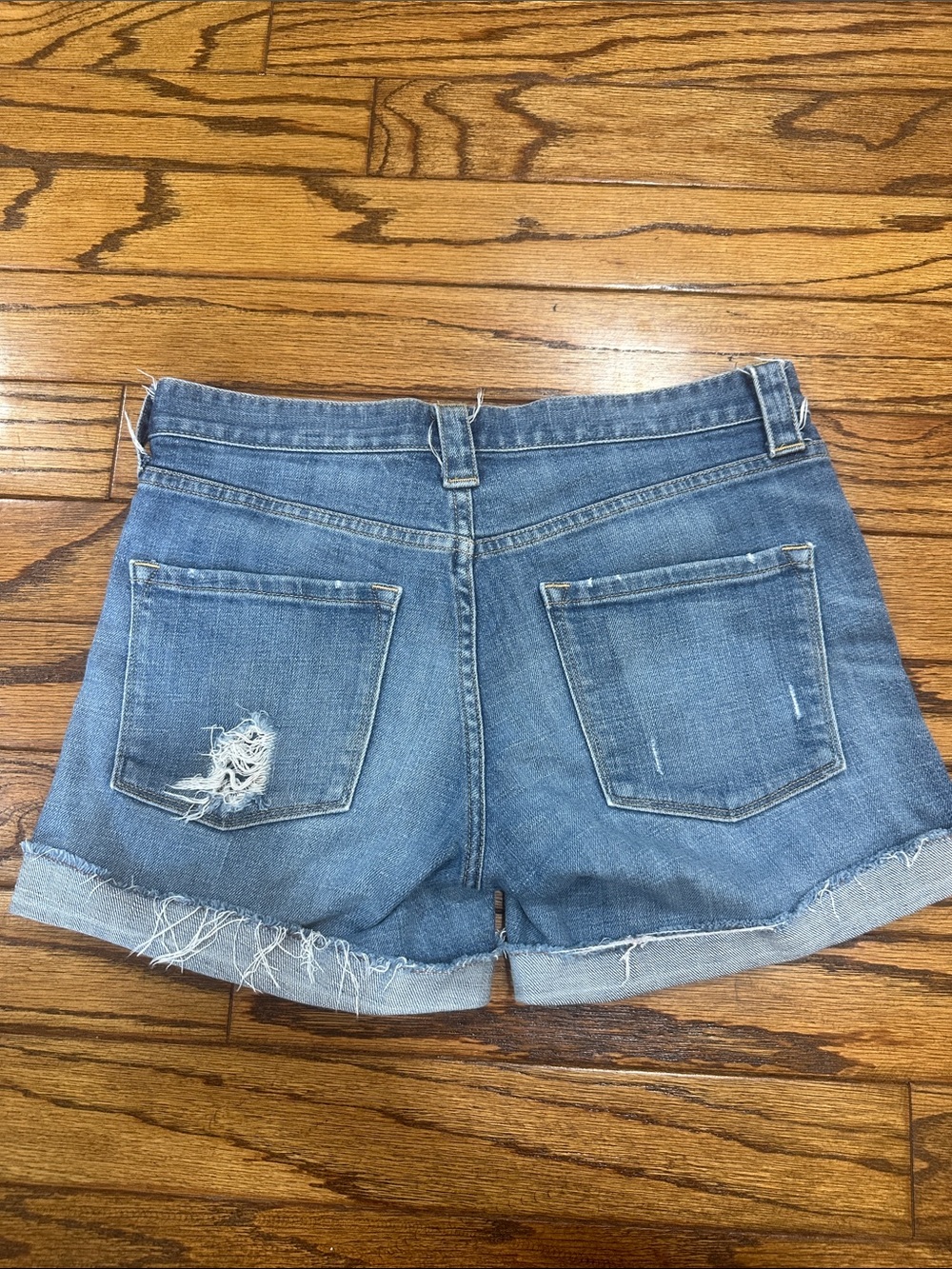 J. Crew Light Blue Denim Cutoff Shorts - Picture 2 of 2